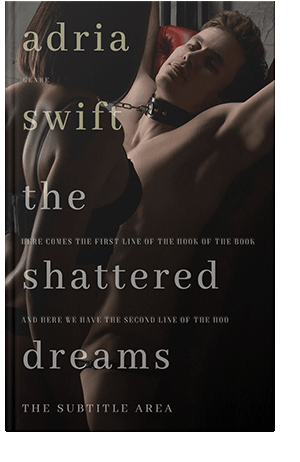 Pre Made Book Cover Black