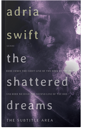 Pre Made Book Cover Steel Gray