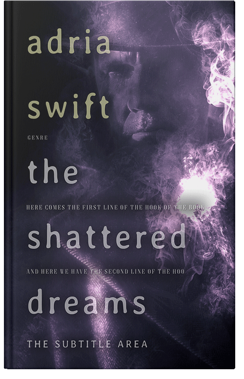 Front view of Premade Mystery & Thriller & Suspense Book Cover - Steel Gray