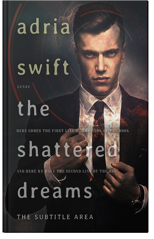 Front view of Premade Mystery & Thriller & Suspense Book Cover - Quicksand