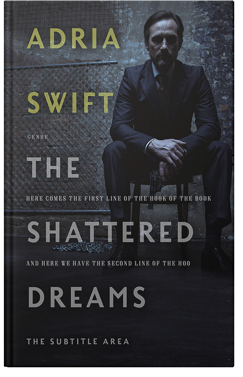 Front view of Premade Mystery & Thriller & Suspense Book Cover - Shark