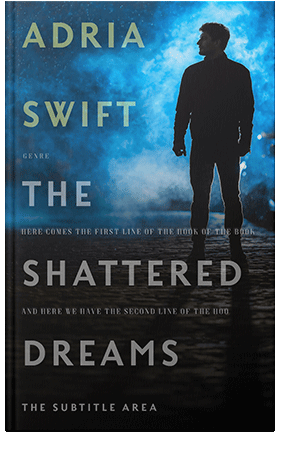 Pre Made Book Cover Black