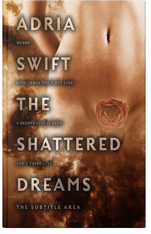 Front view of Premade Erotica Book Cover - Mule Fawn