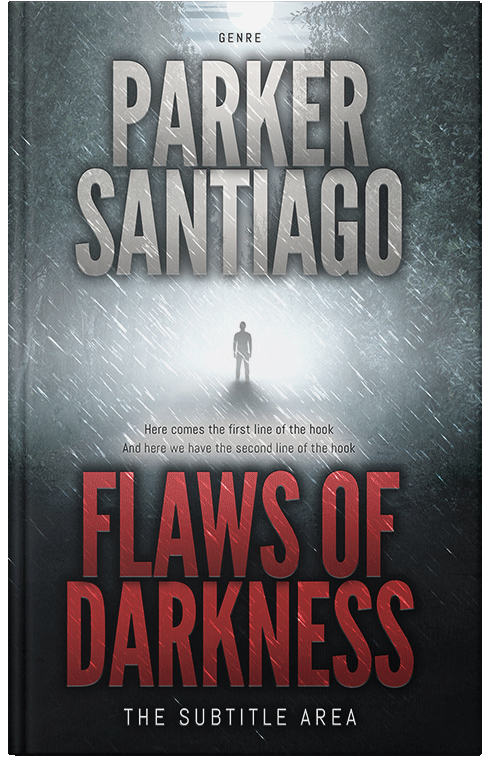 Front view of Premade Mystery & Thriller & Suspense Book Cover - Outer Space