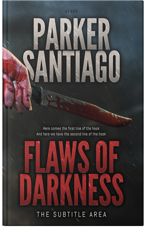 Front view of Premade Mystery & Thriller & Suspense Book Cover - Old Rose