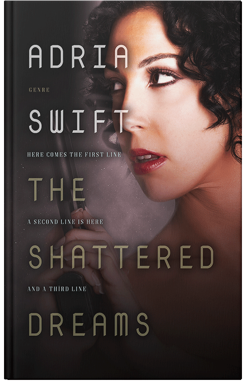 Front view of Premade Mystery & Thriller & Suspense Book Cover - Cocoa Brown