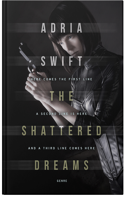 Front view of Premade Mystery & Thriller & Suspense Book Cover - Cod Gray