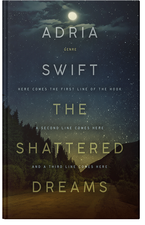 Front view of Premade Nature Book Cover - Heavy Metal