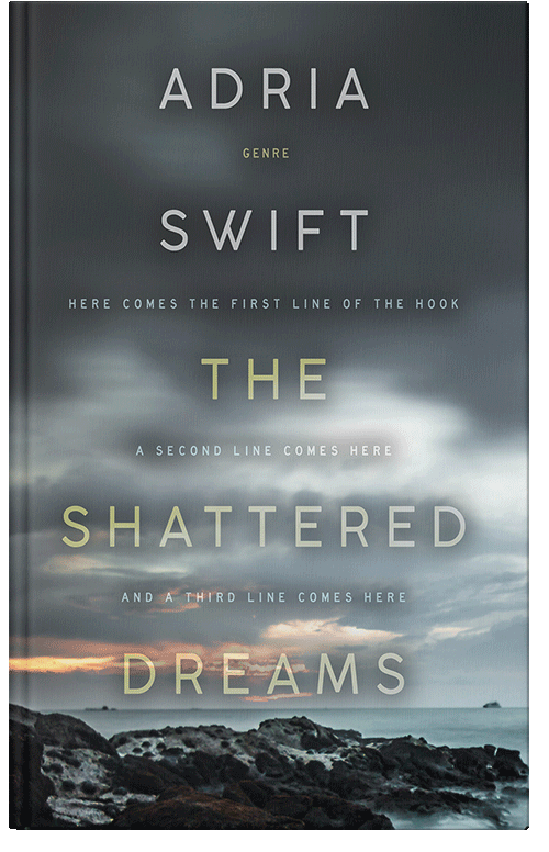 Front view of Premade Teen & Young Adult Book Cover - Outer Space