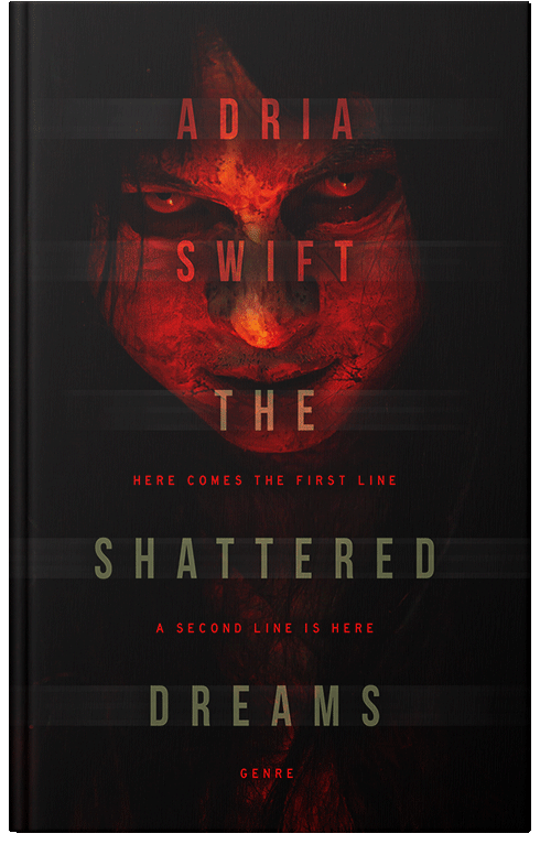 Front view of Premade Horror Book Cover - Night Rider