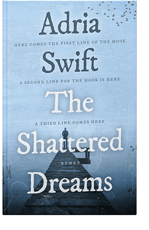 Pre Made Book Cover Blizzard Blue