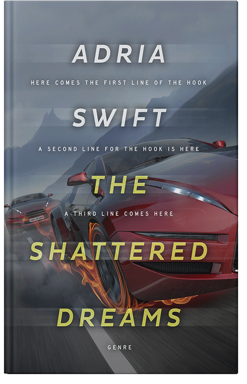 Front view of Premade Action & Adventure Book Cover - Scarpa Flow