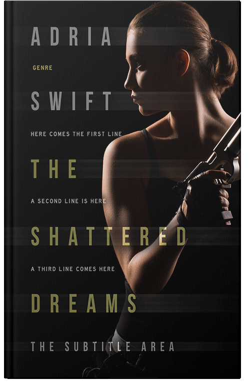 Front view of Premade Mystery & Thriller & Suspense Book Cover - Night Rider