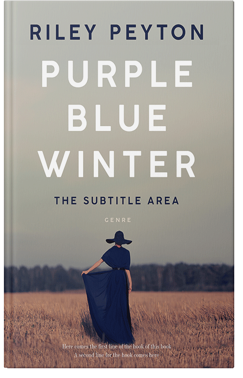 Front view of Premade Literary Fiction Book Cover - Bronco