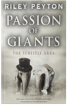 Pre Made Book Cover Ash