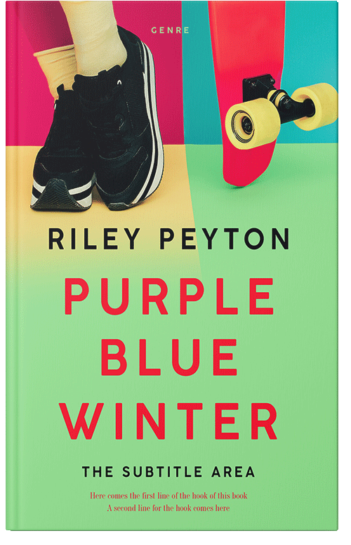 Front view of Premade Teen & Young Adult Book Cover - Granny Smith Apple