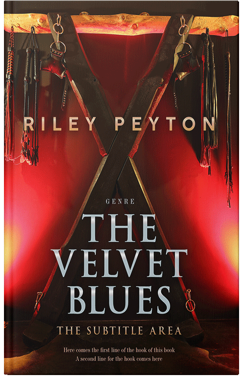 Front view of Premade Erotica Book Cover - Flame Pea