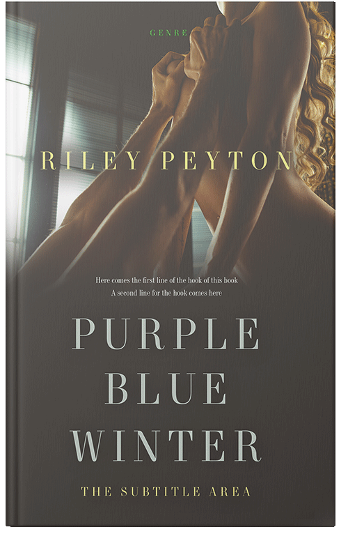 Front view of Premade Erotica Book Cover - Fuscous Gray