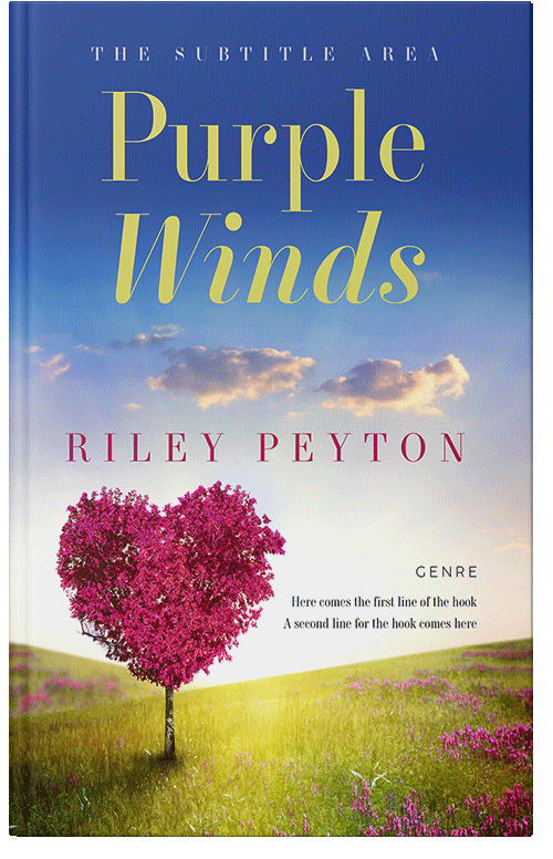 Front view of Premade Poetry Book Cover - St Tropaz