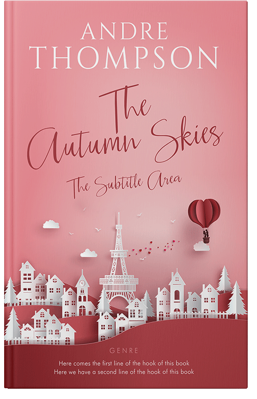 Front view of Premade Romance Book Cover - Petite Orchid