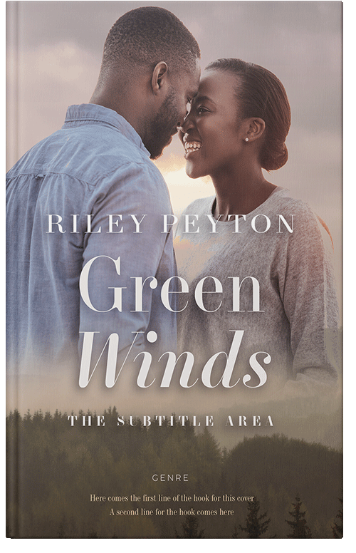 Front view of Premade Romance Book Cover - Hurricane