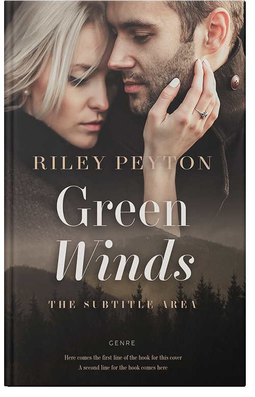 Front view of Premade Romance Book Cover - Dune