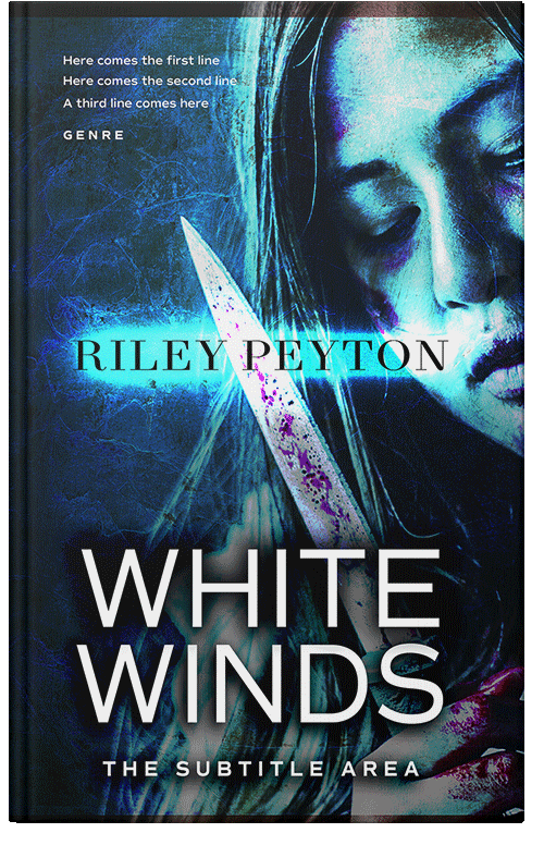 Front view of Premade Horror Book Cover - Firefly