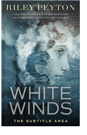 Pre Made Book Cover Pickled Bluewood