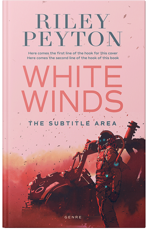 Front view of Premade Apocalyptica Book Cover - Livid Brown