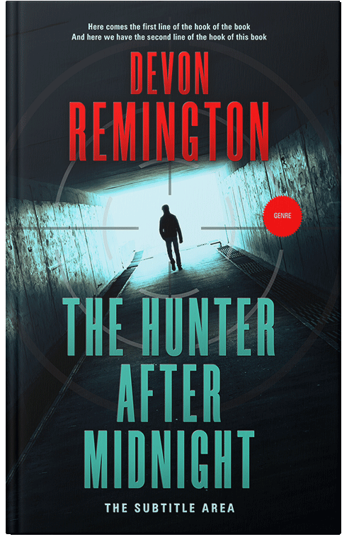 Front view of Premade Mystery & Thriller & Suspense Book Cover - Eunry