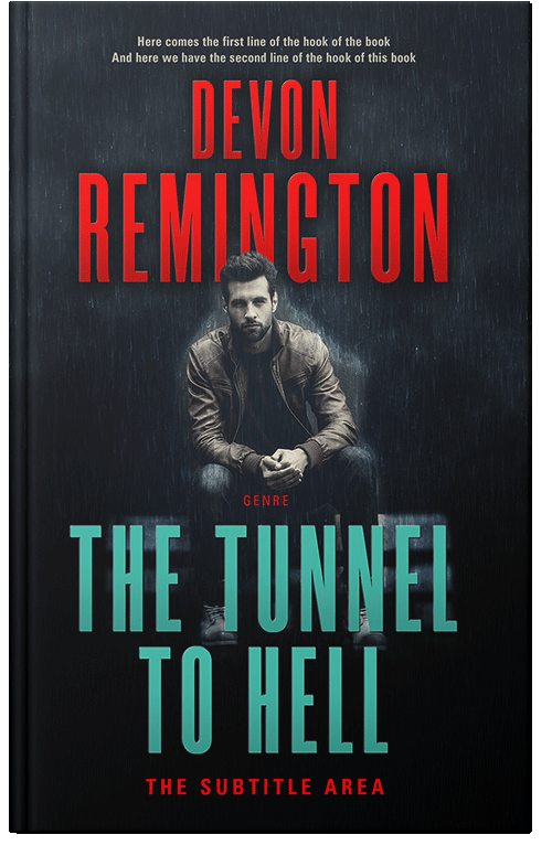Front view of Premade Action & Adventure Book Cover - Bunker