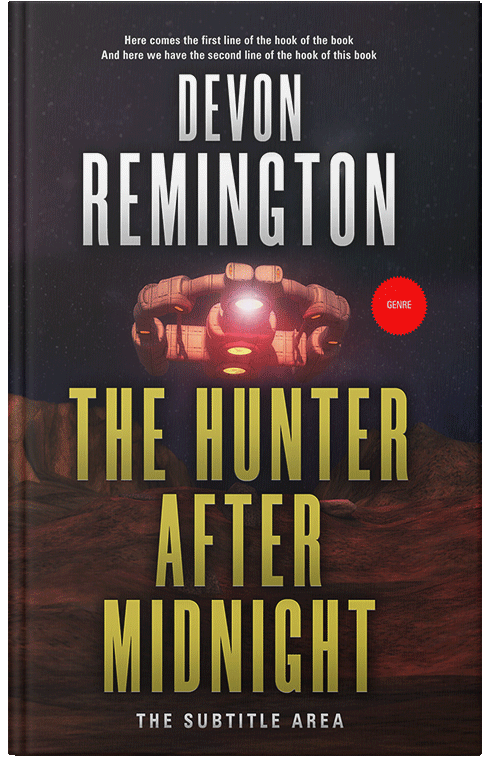 Front view of Premade Science Fiction Book Cover - Laser