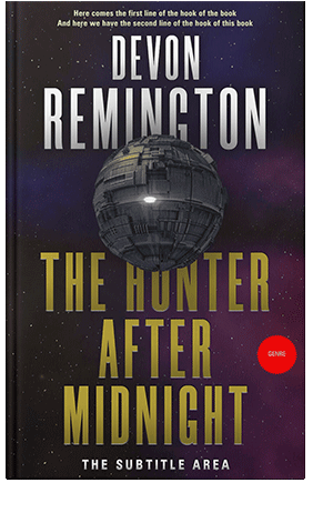 Pre Made Book Cover Revolver