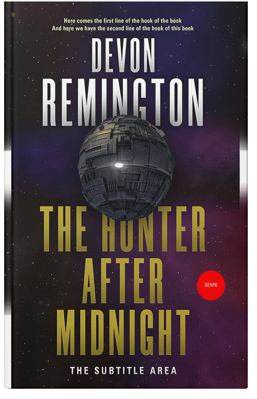 Front view of Premade Science Fiction Book Cover - Revolver