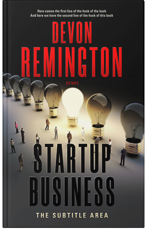 Premade Book Cover Burning Sand