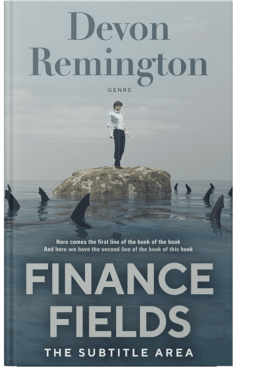 Front view of Silver Sand #7524 - Premade Business Book Cover