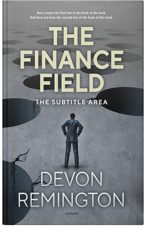 Front view of Premade Self-Improvement & Self-Help Book Cover - Oslo Gray