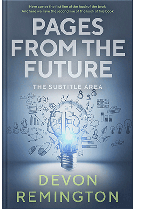 Pre Made Book Cover Blue Bayoux