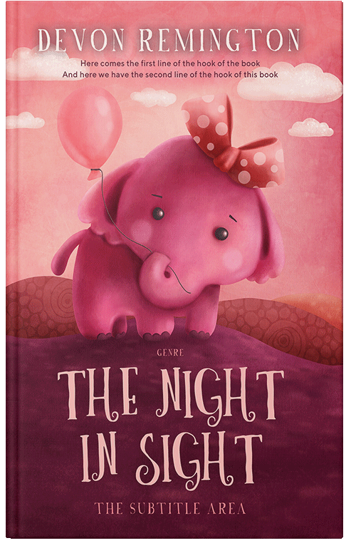 Front view of Premade Children's Book Cover - Stiletto