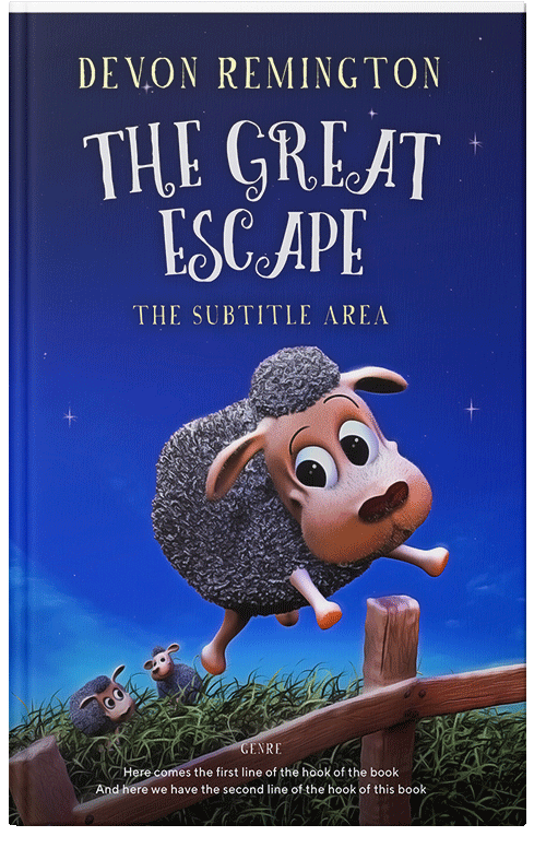 Front view of Premade Children's Book Cover - Port Gore