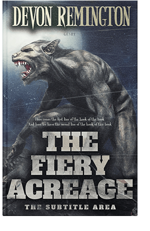 Pre Made Book Cover Tuna