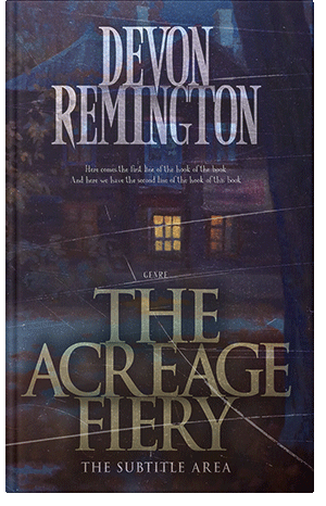 Premade Book Cover Bastille