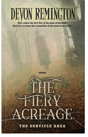 Premade Book Cover Indian Khaki