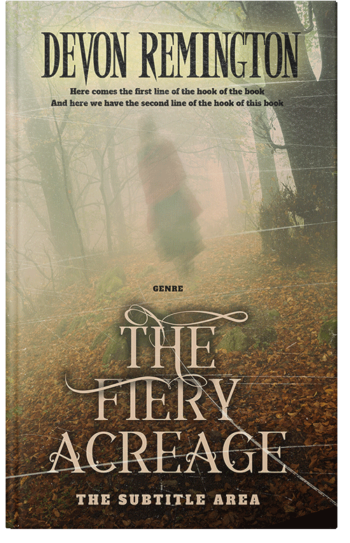 Front view of Premade Mystery & Thriller & Suspense Book Cover - Indian Khaki