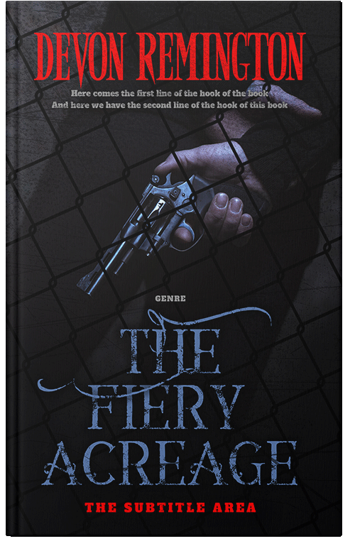 Front view of Premade Mystery & Thriller & Suspense Book Cover - Woodsmoke