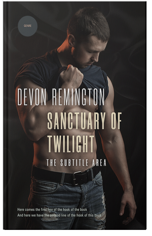 Front view of Premade Erotica Book Cover - Cod Gray