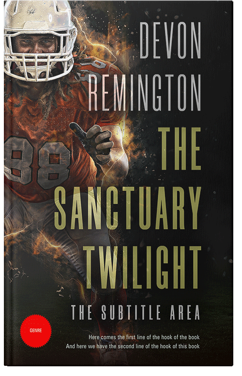 Front view of Premade Action & Adventure Book Cover - Mongoose