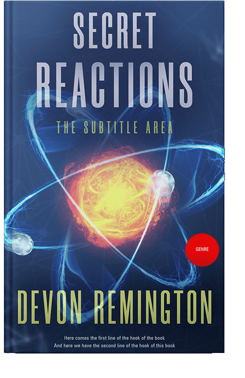 Front view of Biscay #7576 - Premade Abstract Book Cover