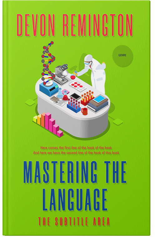 Front view of Premade Medical Book Cover - Pistachio