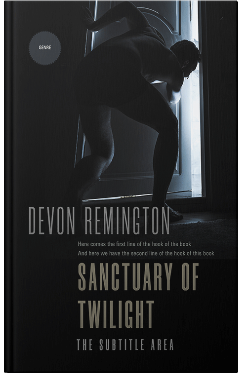 Front view of Premade Mystery & Thriller & Suspense Book Cover - Woodsmoke